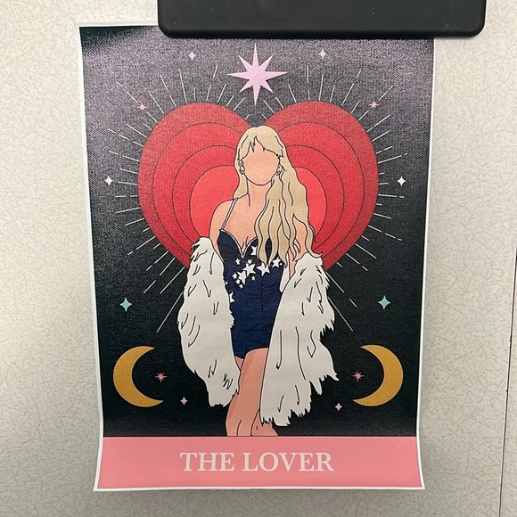 Taylor Swift Poster Lover Tarot Card Midnights Outfit Swiftie Swifty Decor Art - Picture 1 of 4